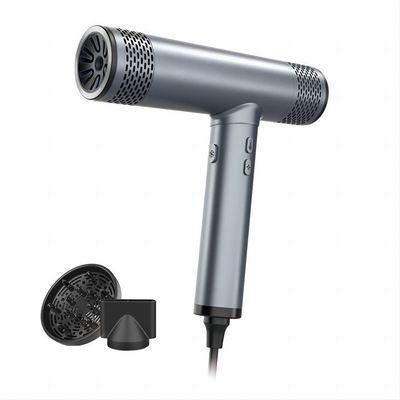 Secador de pelo potente profesional de metal, fuerte viento, herramientas de peinado