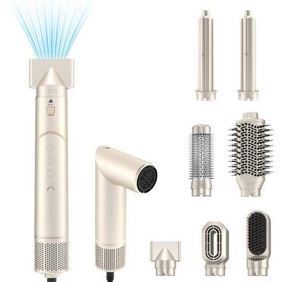 Multi Styler Metal Iónico Secador de pelo de alta velocidad conjunto de belleza secador de pelo eléctrico cepillos de pelo cepillado de aire caliente