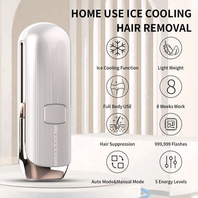 Un buen precio. Dispositivo de depilación láser IPL de hielo de zafiro permanente, etiqueta privada, dispositivo de mano con enfriamiento por hielo, depilación IPL congelada en línea